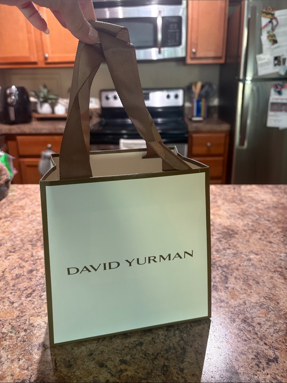 David Yurman Ribbon Handle Men’s gift Bag